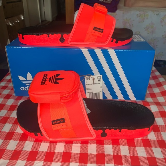 Adidas Originals Women’s Pouchylette Slides Sandals Size 11 (GY1009) - Picture 11 of 13